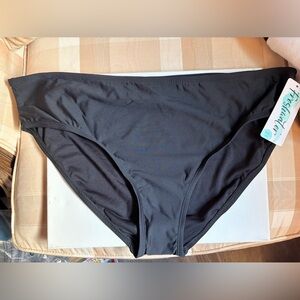 Kohl’s Freshwater Classic Black Bikini Bottom XXL (20) 2X